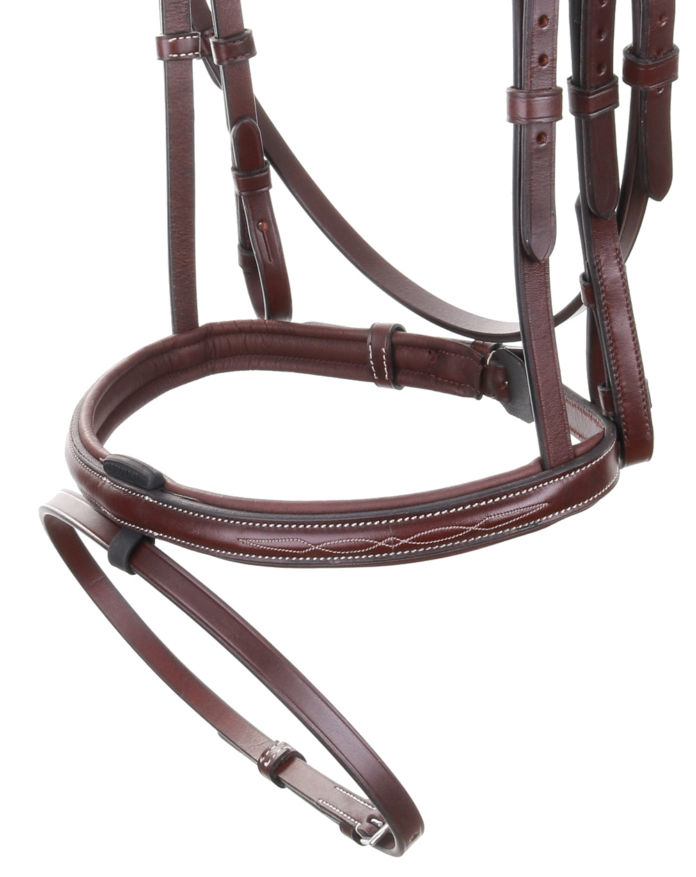 Equiline Bridle Flash Noseband Clincher Browband brown