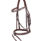 Equiline Bridle Flash Noseband Clincher Browband brown
