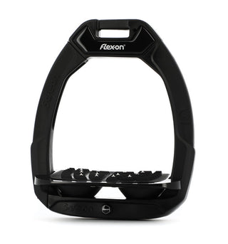 Flex-on Safe On Safety stirrups ultra grip all black