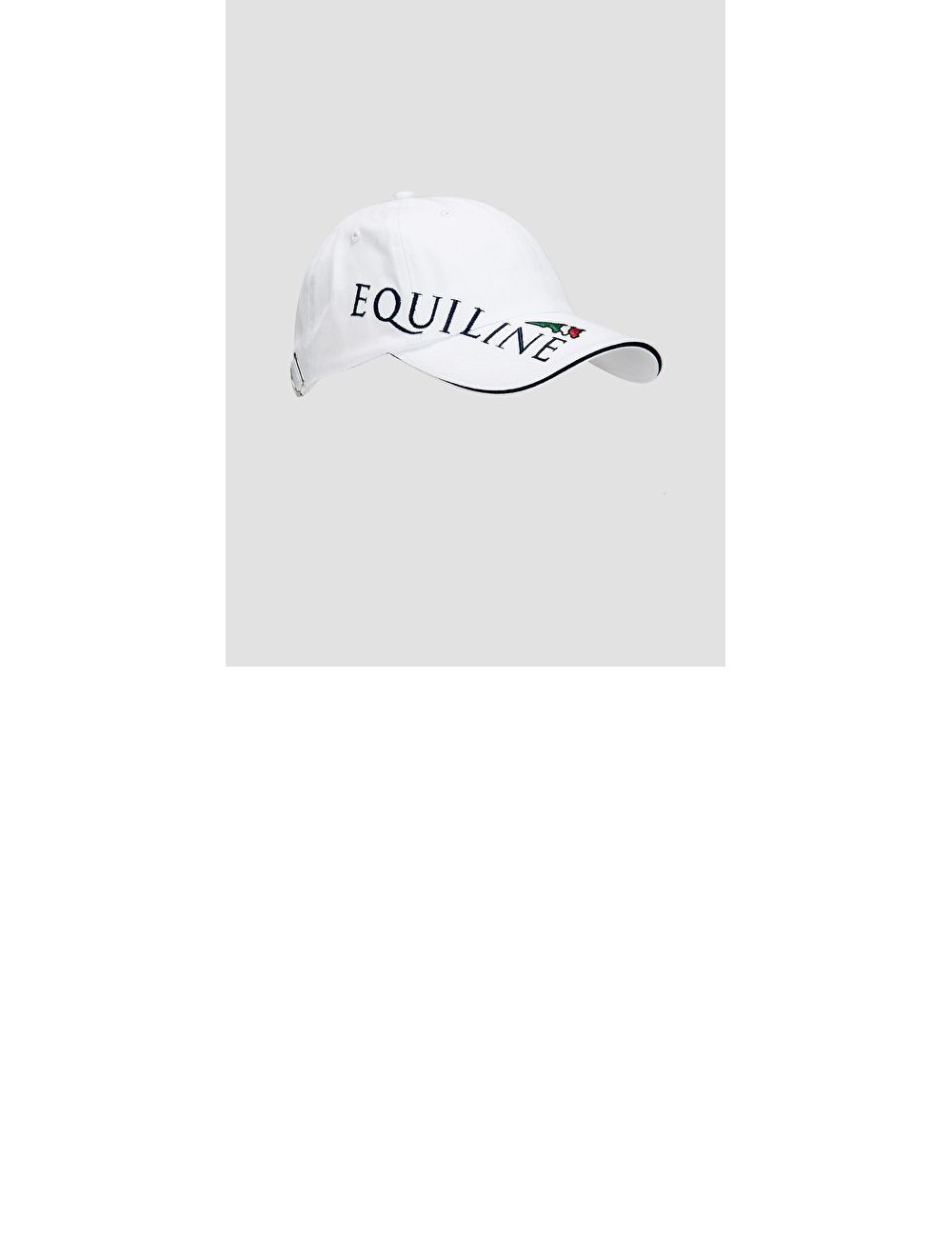 Equiline Adjustable Cap with Equiline Logo White