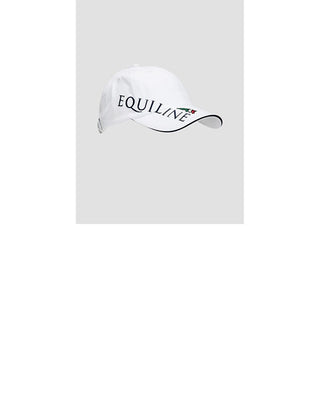 Equiline Adjustable Cap with Equiline Logo White