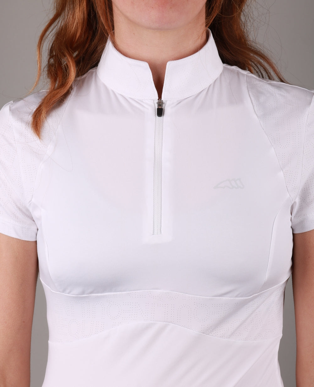 Equiline competition shirt short sleeves ladies Cellac White